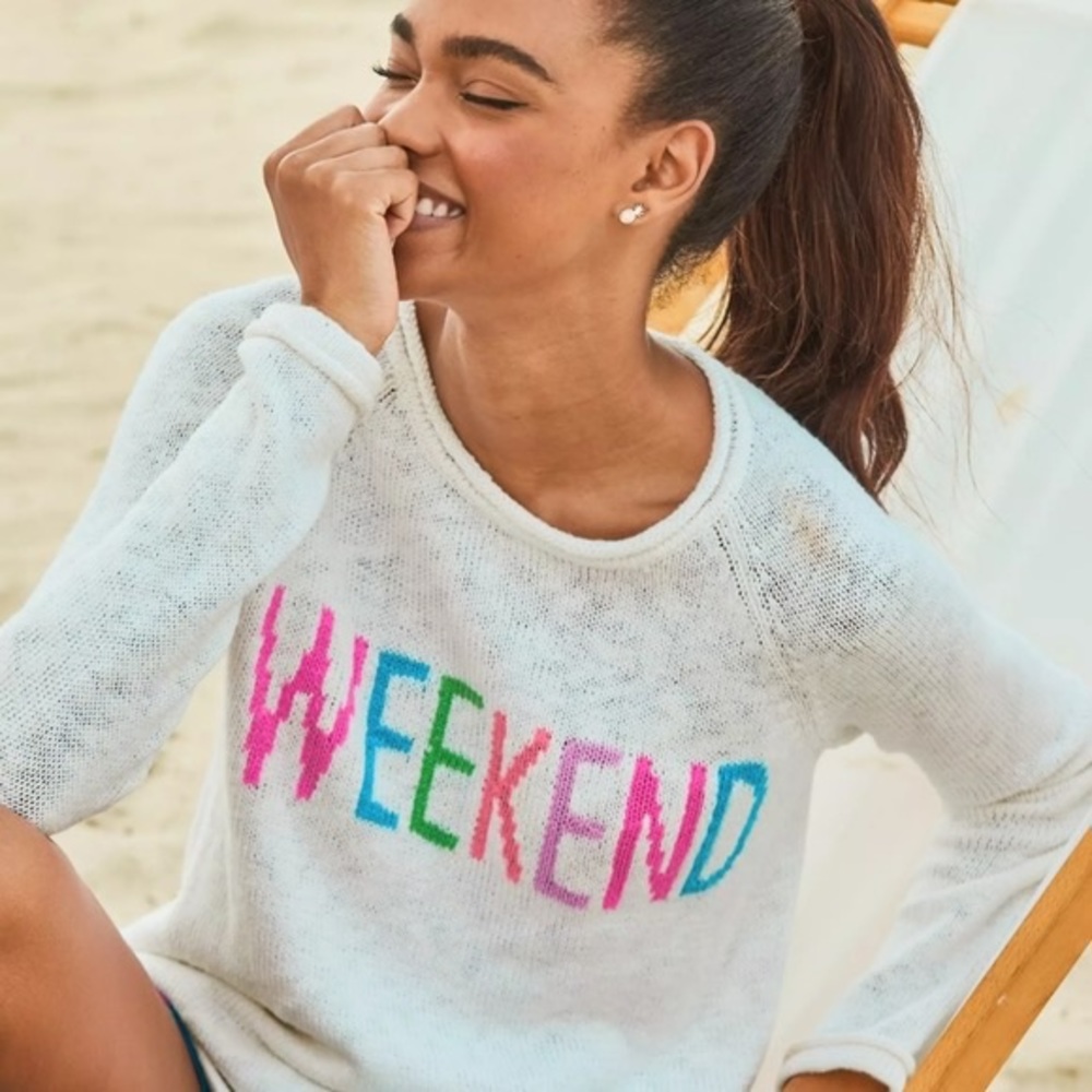 Lilly Pulitzer White Danette Knit Sweater